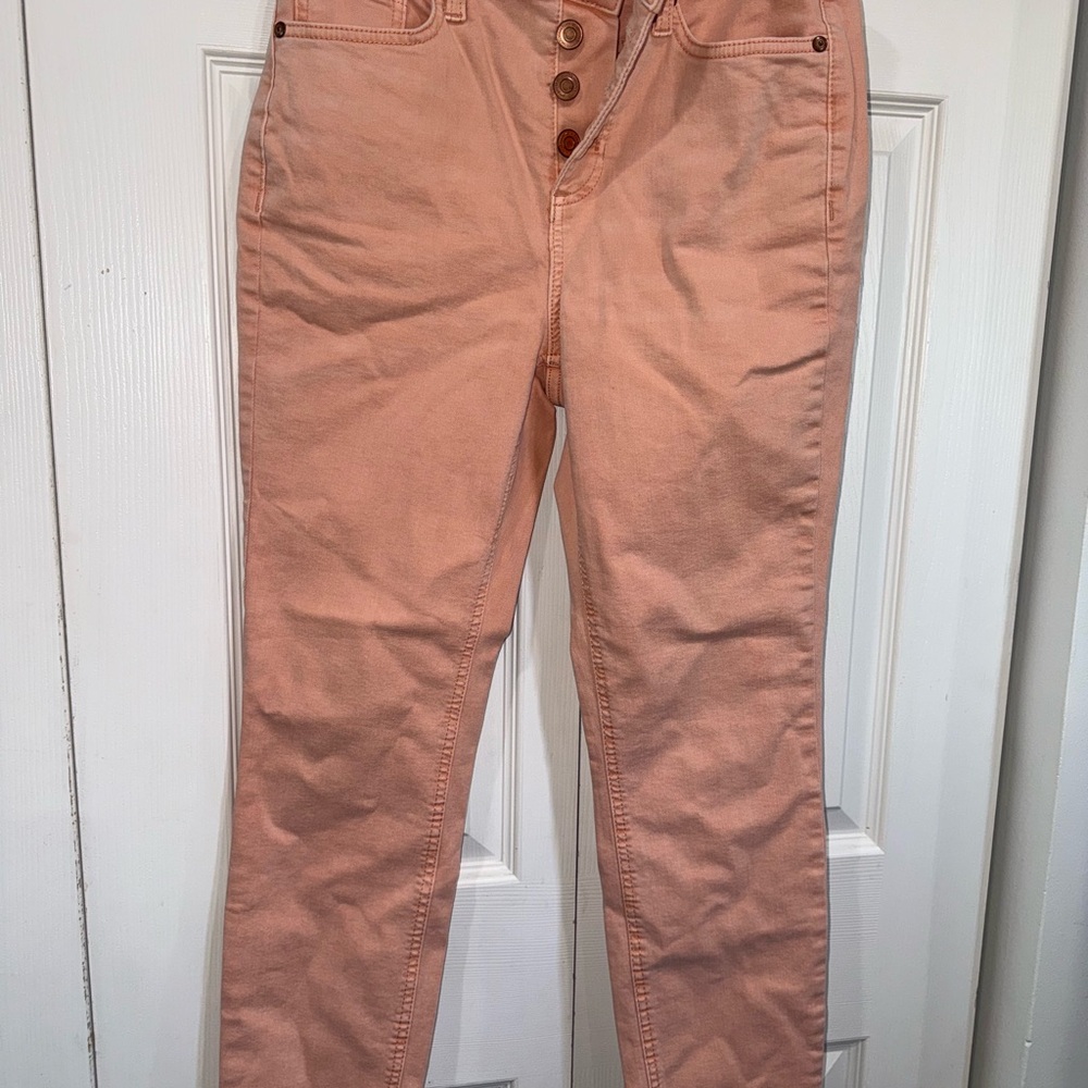 LC Lauren Conrad High Rise Peach Jeans